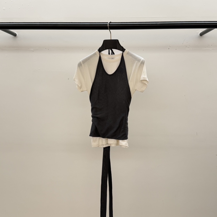 ID東大門直郵女士新品熱賣休閑真品人氣吊帶背心不含內搭ID吊帶/背心圖色3墨色