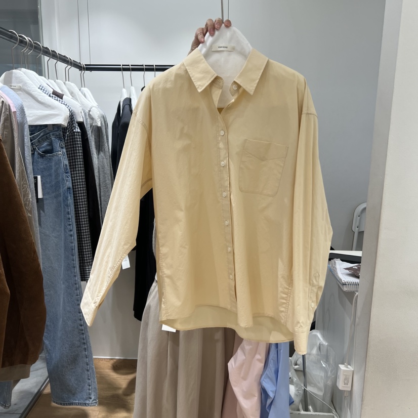 VERVEINE東大門實拍女裝新款休閑推薦時尚人氣襯衫蕾絲衫VERVEINE襯衫/蕾絲衫圖色4