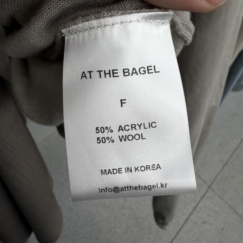 AT THE BAGEL韓國代購女裝新品推薦人氣真品26春夏針織衫AT THE BAGEL針織衫