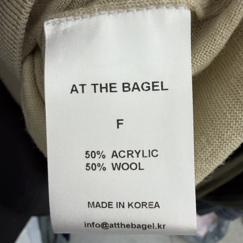 AT THE BAGEL東大門直郵女士新品26春夏休閑真品針織衫AT THE BAGEL針織衫