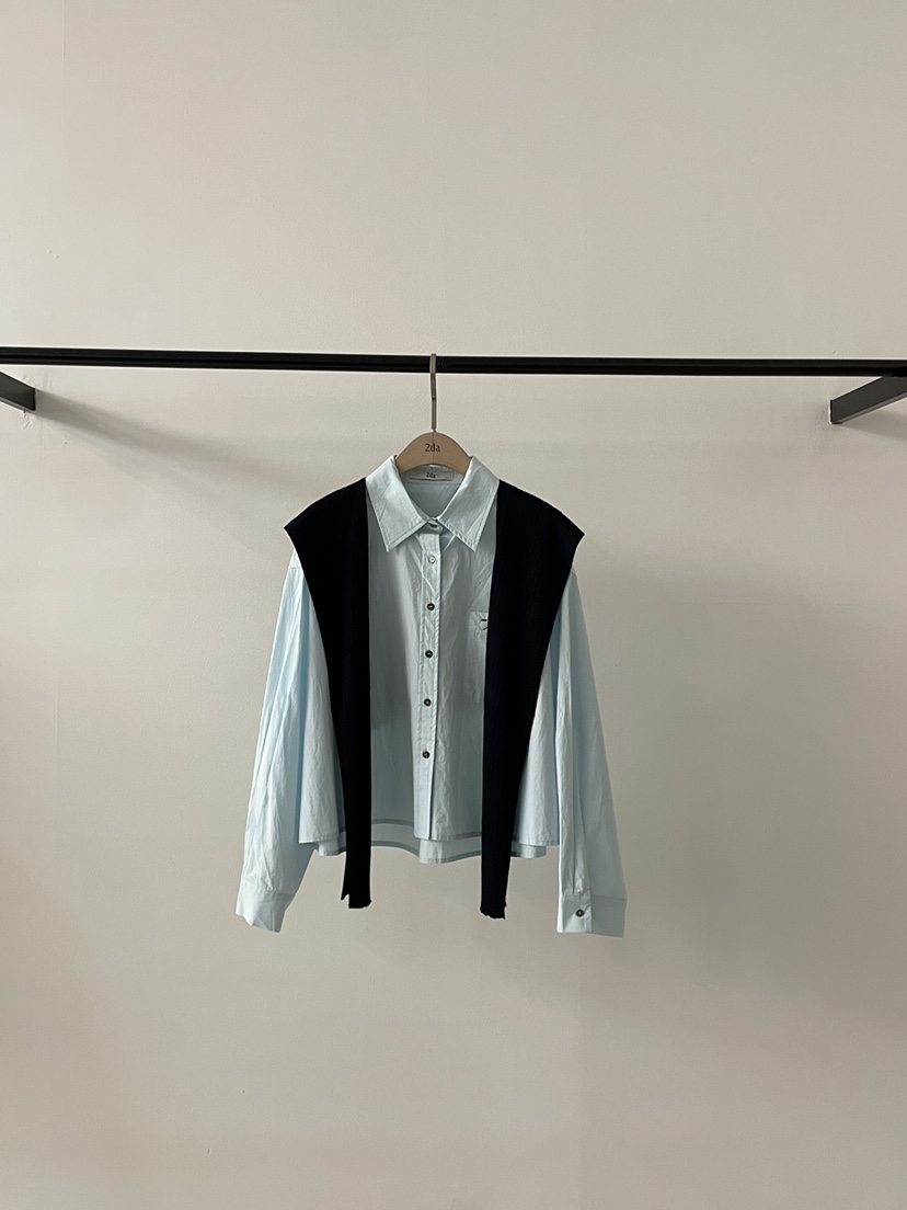 2DA/DARIMI-P韓國直郵女士新款時尚26春夏襯衫蕾絲衫披肩2DA/DARIMI-P襯衫/蕾絲衫圖色3