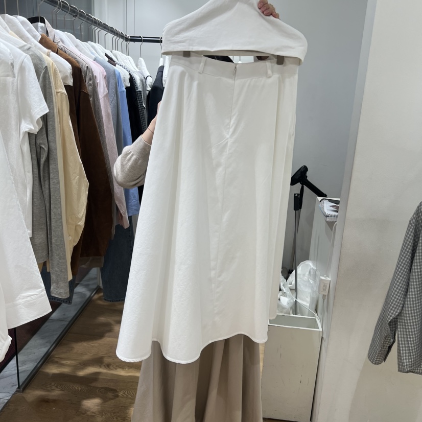 VERVEINE韓國直郵女裝新品職業推薦26春夏人氣時尚長裙褶裙VERVEINE長裙