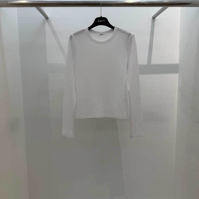 EDIT東大門實拍女士新款熱賣推薦人氣休閑職業時尚長袖T恤EDIT長袖T恤圖色1