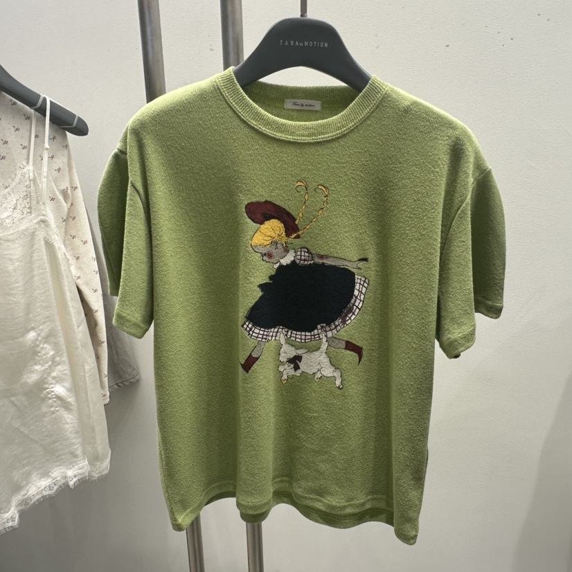 TARABY MOTION韓國直郵女士新款推薦26春夏休閑時尚職業T恤TARABY MOTIONT恤圖色1