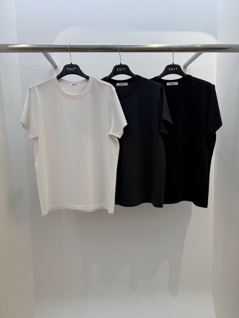 EDIT東大門實拍女裝新品休閑時尚26春夏人氣熱賣職業真品T恤EDITT恤