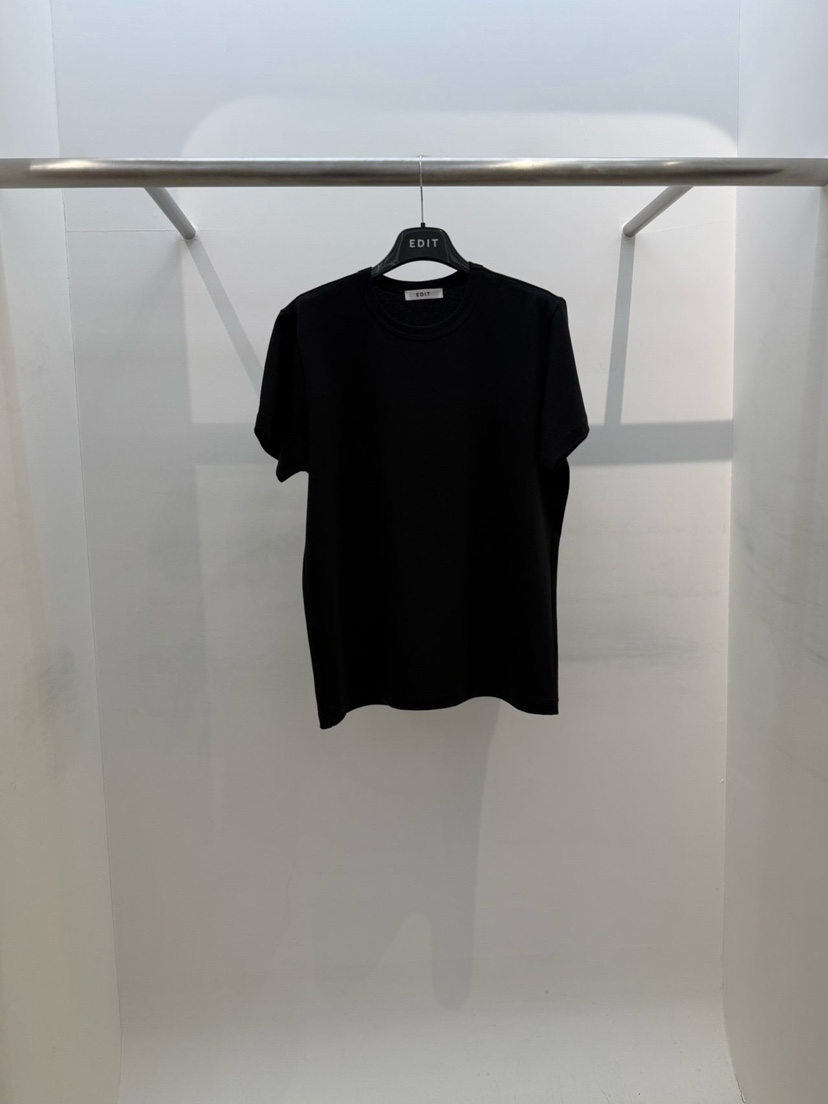 EDIT東大門實拍女裝新品休閑時尚26春夏人氣熱賣職業真品T恤EDITT恤圖色3黑色