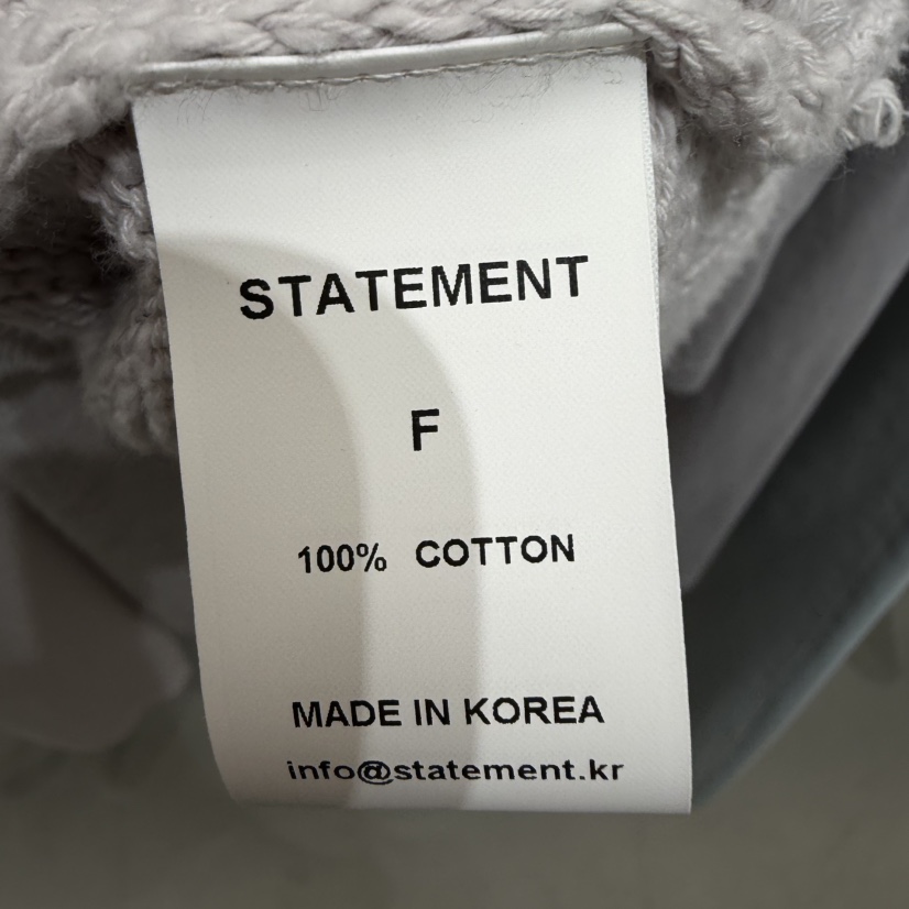 STATEMENT東大門直郵女士新款26春夏休閑時尚人氣職業針織衫STATEMENT針織衫