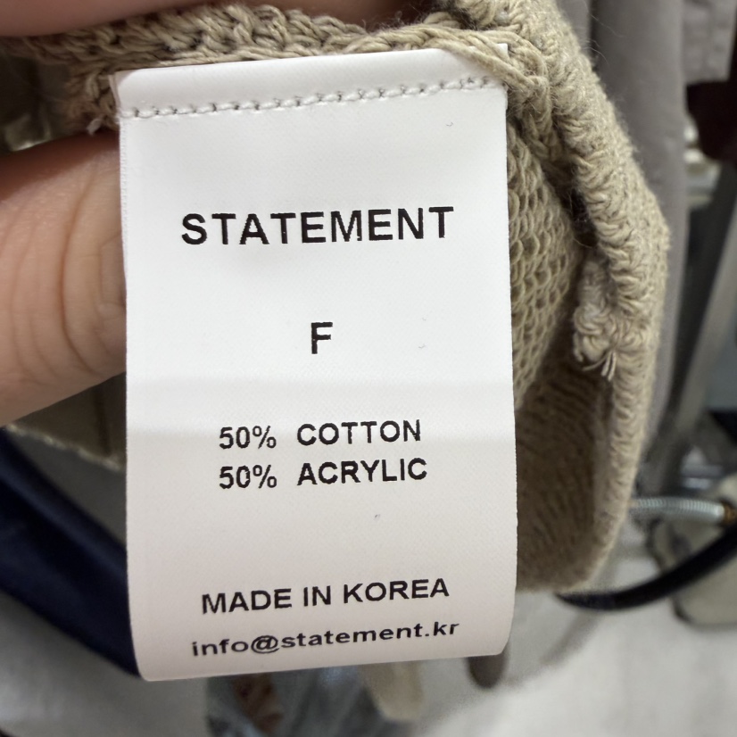 STATEMENT韓國直郵女裝新品真品休閑26春夏推薦時尚針織衫STATEMENT針織衫