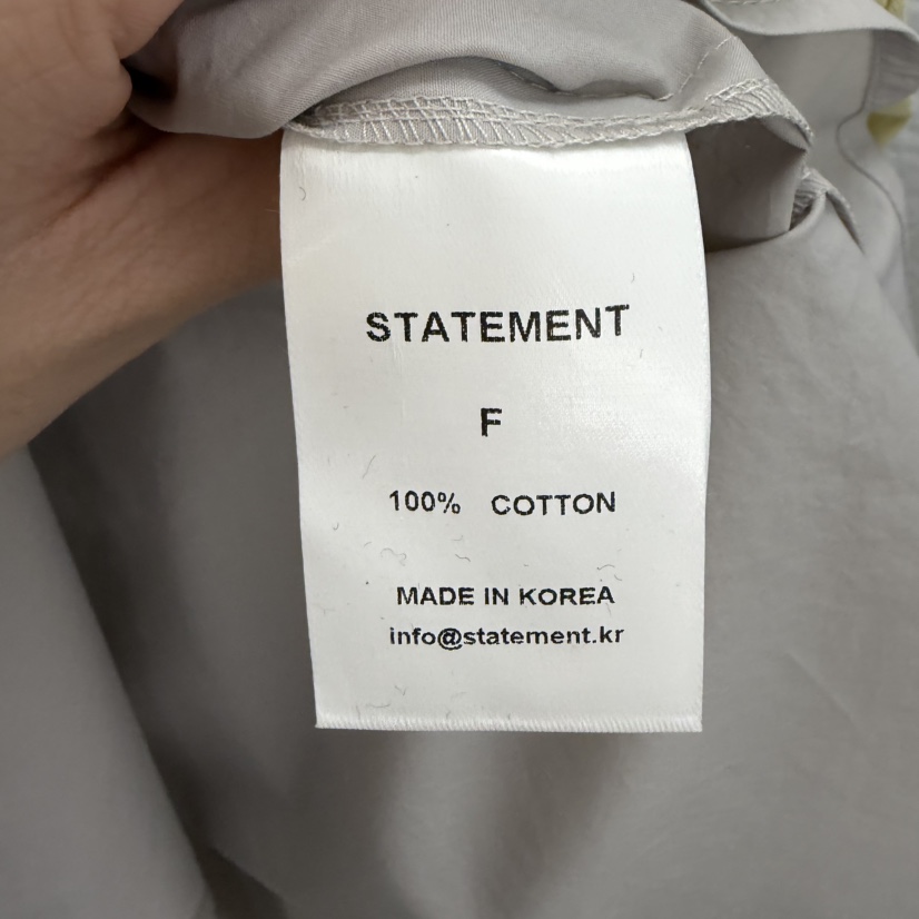 STATEMENT韓國直郵女士新款真品休閑職業時尚熱賣襯衫蕾絲衫STATEMENT襯衫/蕾絲衫