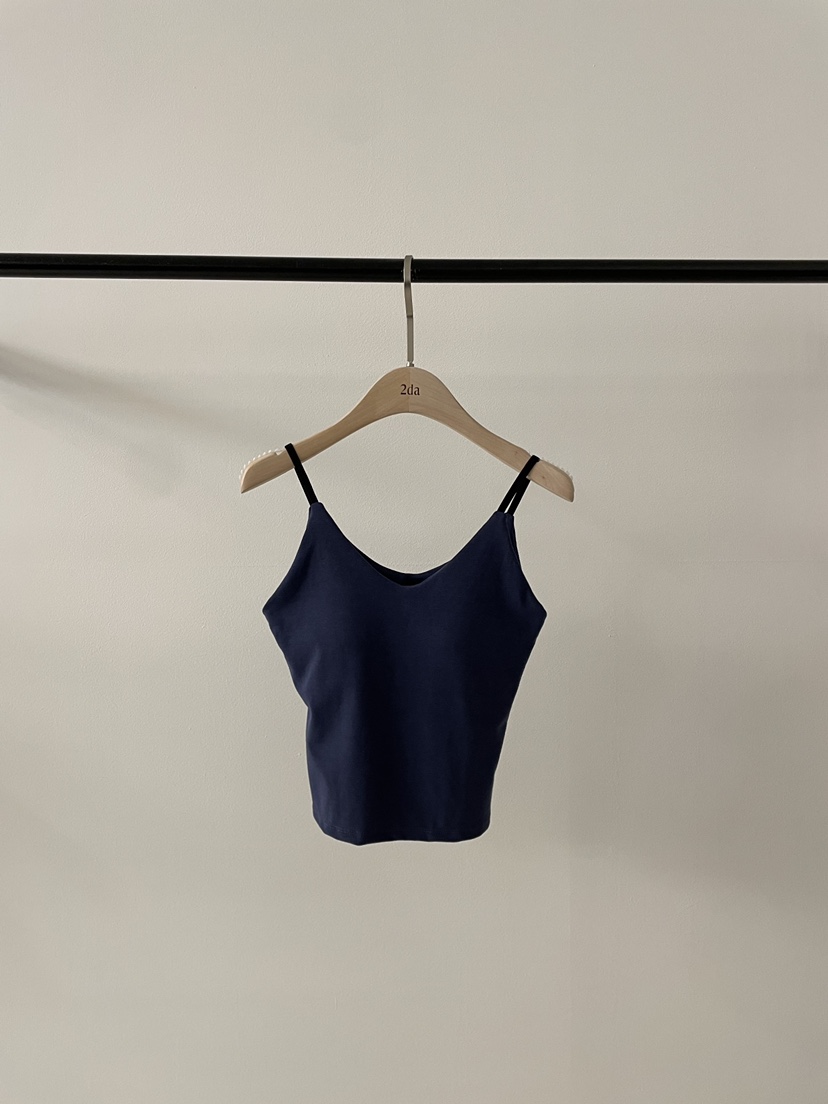 2DA/DARIMI-P韓國代購女士新品推薦真品休閑人氣吊帶背心2DA/DARIMI-P吊帶/背心圖色3深藍色