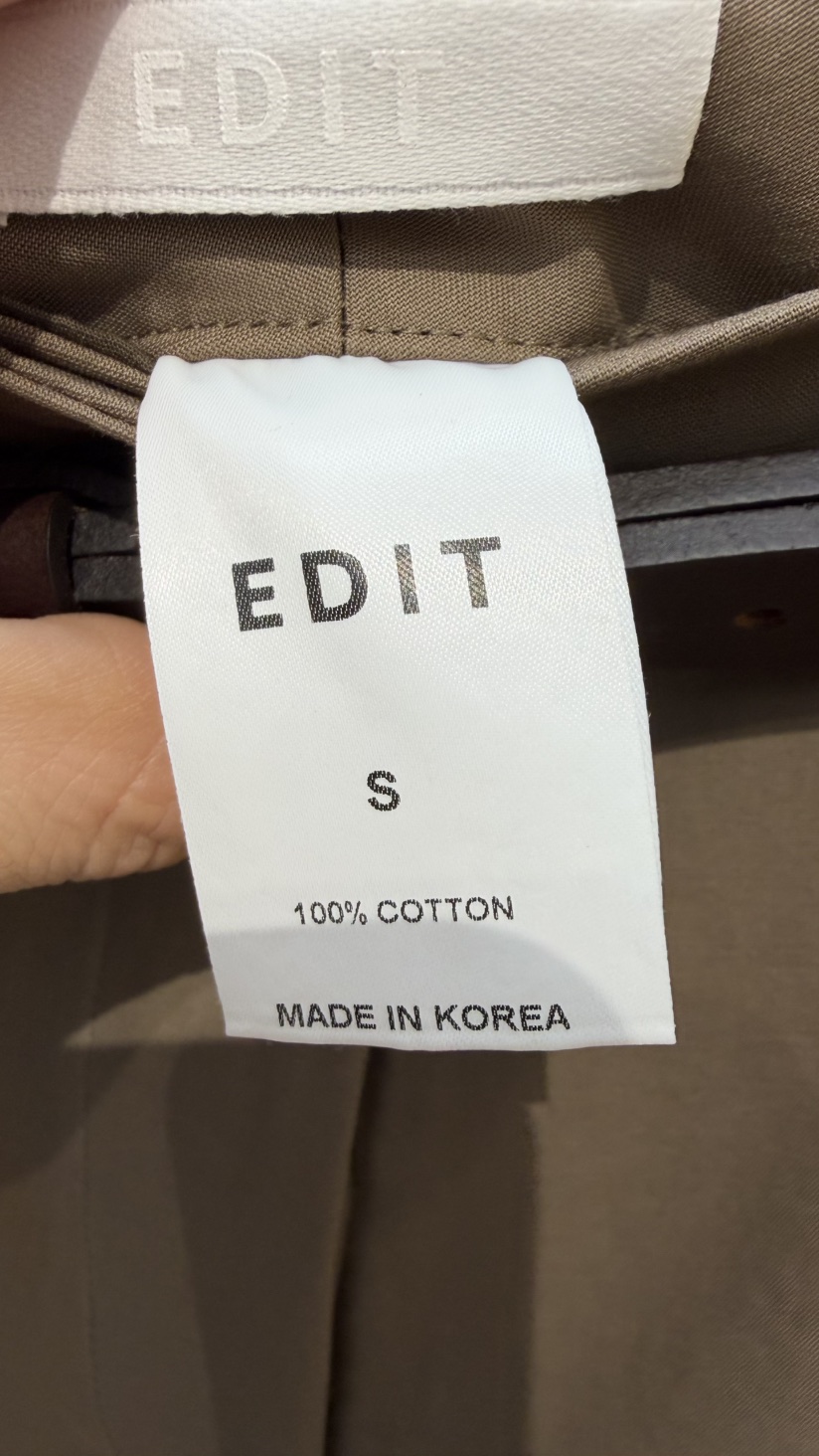 EDIT韓國直郵女士新款26春夏熱賣人氣時尚真品推薦休閑褲EDIT休閑褲