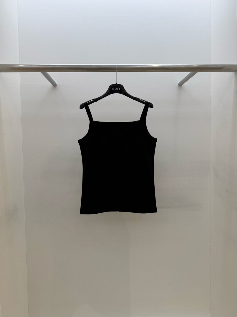 EDIT東大門實拍女裝新款人氣職業時尚熱賣真品26春夏吊帶背心EDIT吊帶/背心圖色4黑色