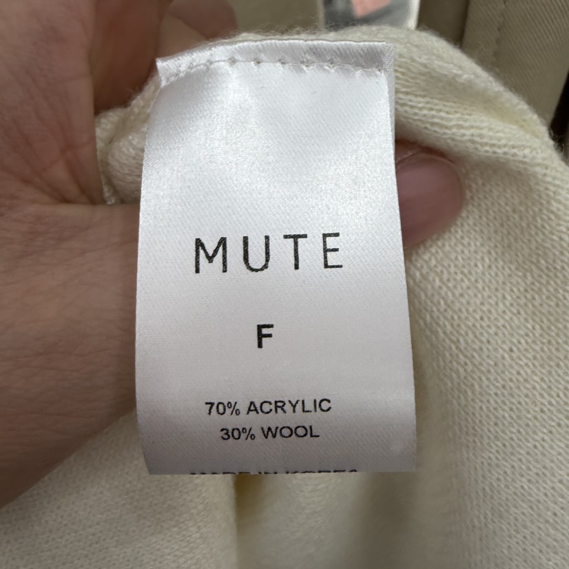 MUTE-P東大門直郵女士新款職業26春夏休閑時尚人氣針織衫MUTE針織衫