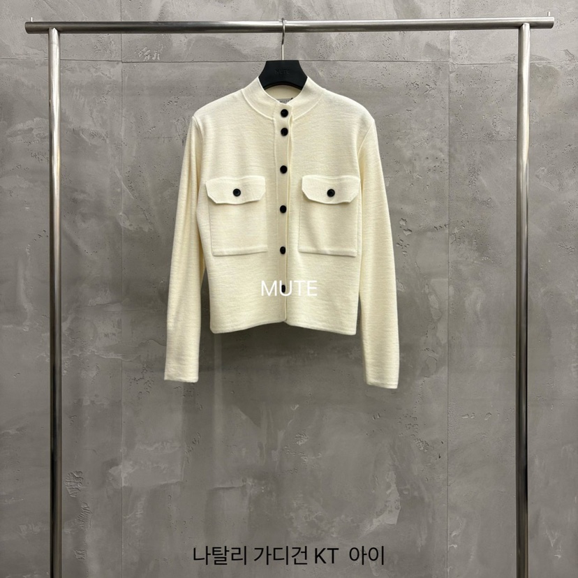 MUTE-P東大門直郵女士新款職業26春夏休閑時尚人氣針織衫MUTE針織衫圖色1