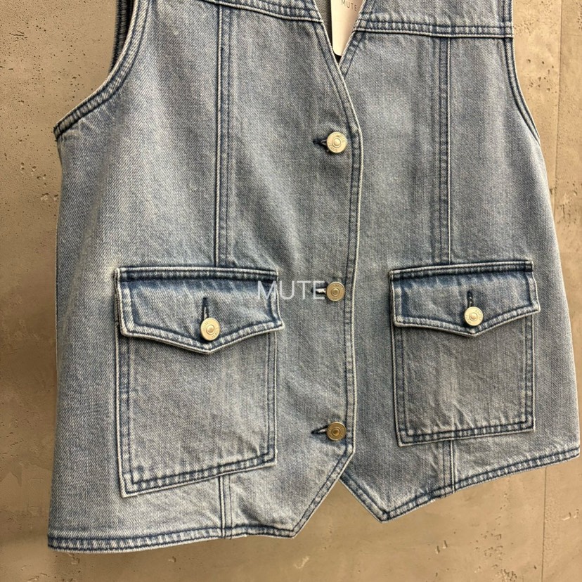 MUTE-P東大門代購女裝新款人氣26春夏時尚熱賣休閑職業馬甲MUTE馬甲