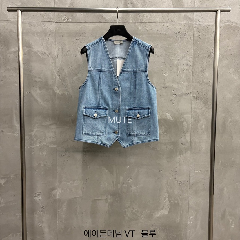 MUTE-P東大門代購女裝新款人氣26春夏時尚熱賣休閑職業馬甲MUTE馬甲圖色1