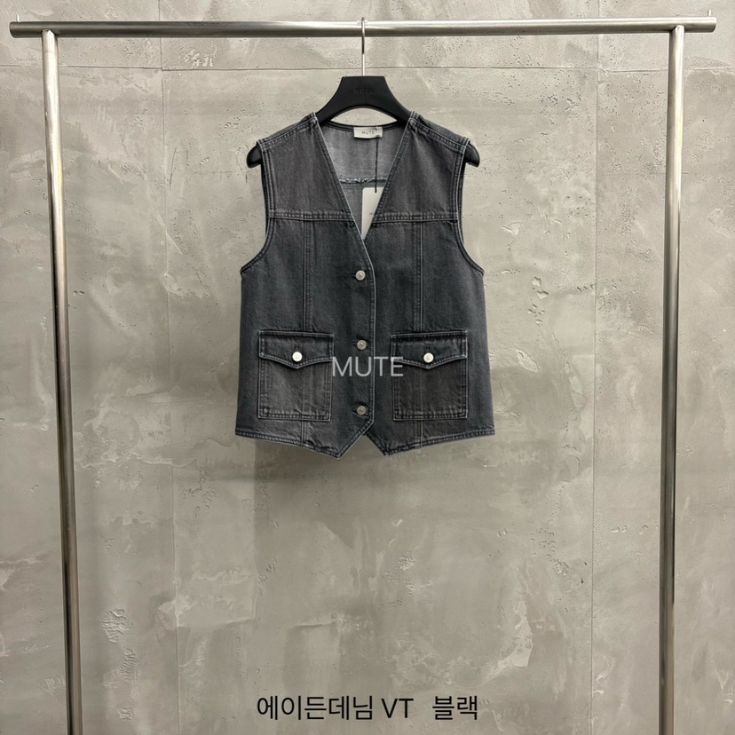 MUTE-P東大門代購女裝新款人氣26春夏時尚熱賣休閑職業馬甲MUTE馬甲圖色2