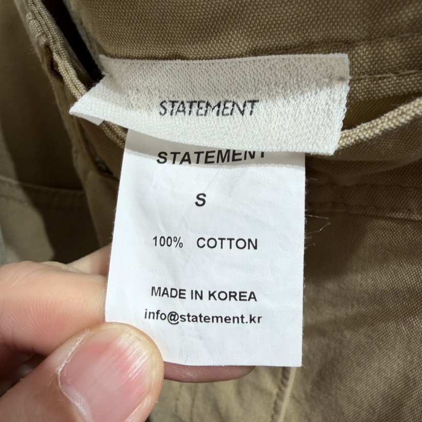 STATEMENT東大門實拍女士新款26春夏推薦時尚職業真品休閑褲STATEMENT休閑褲