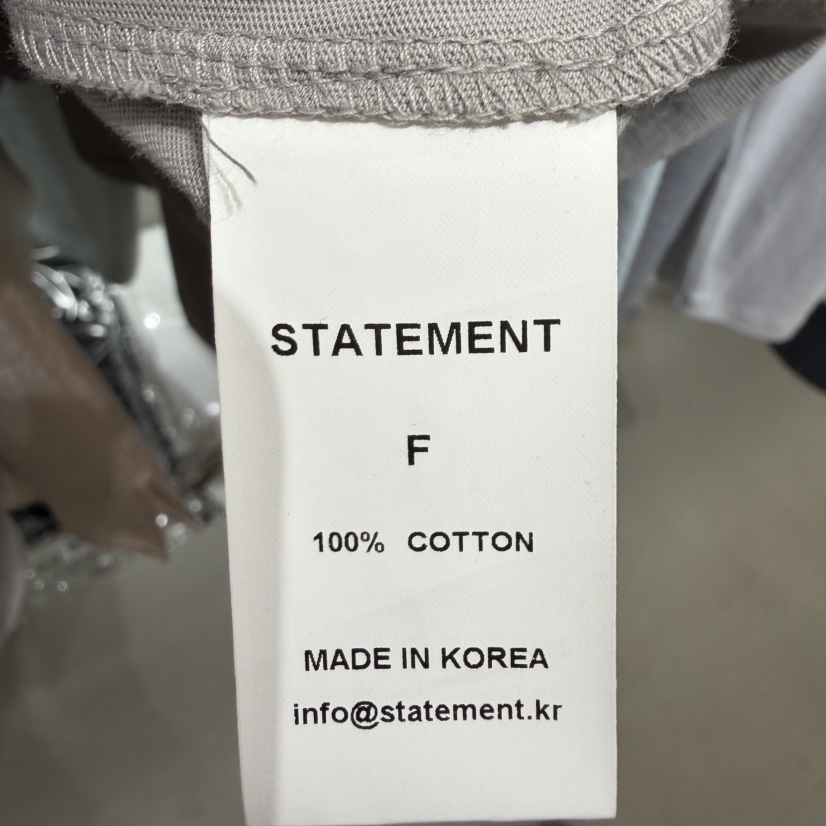 STATEMENT韓國直郵女士新款職業熱賣時尚休閑推薦長袖T恤STATEMENT長袖T恤