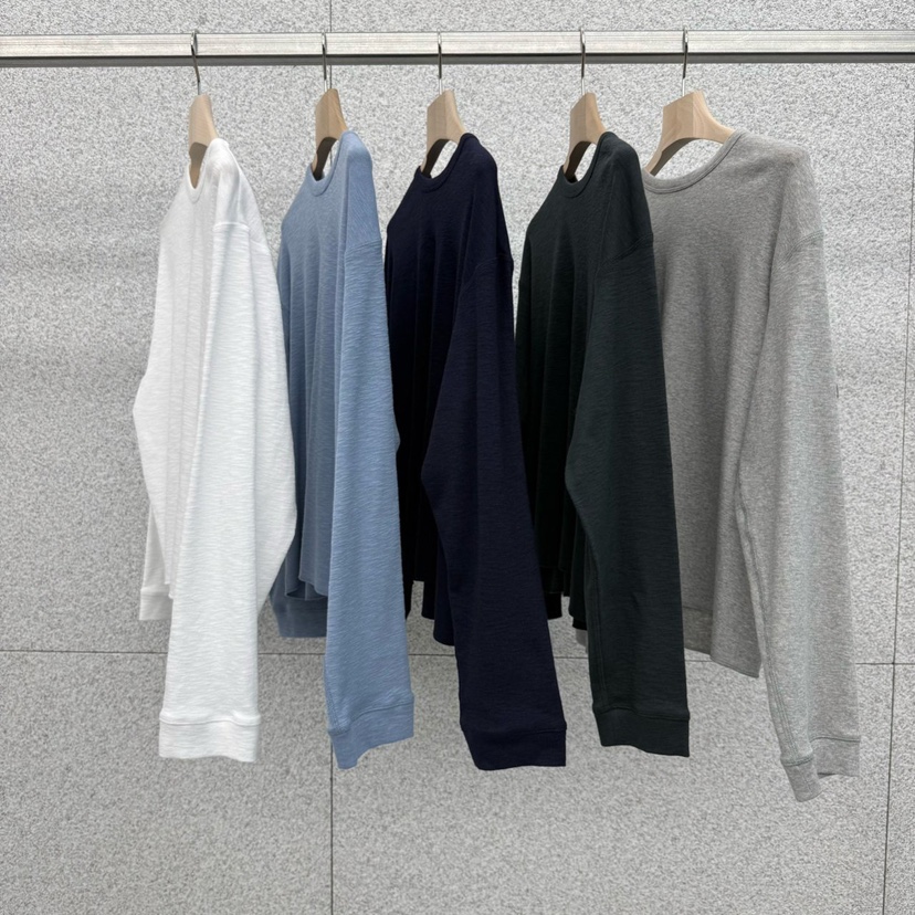 AT THE BAGEL東大門代購女士新款職業26春夏休閑長袖T恤AT THE BAGEL長袖T恤