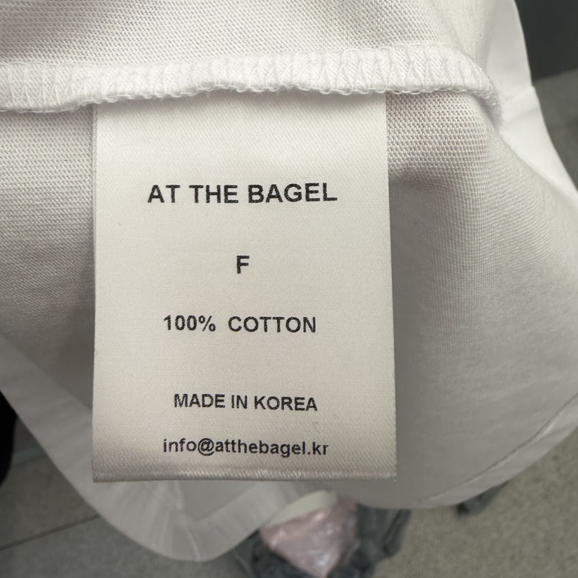 AT THE BAGEL韓國直郵女裝新品熱賣26春夏人氣休閑真品T恤AT THE BAGELT恤