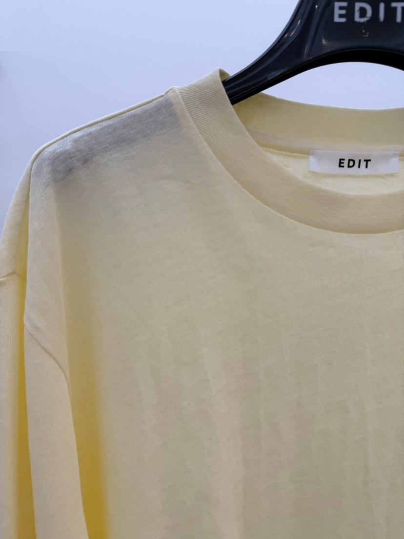 EDIT韓國代購女裝新品推薦26春夏職業真品休閑人氣長袖T恤EDIT長袖T恤