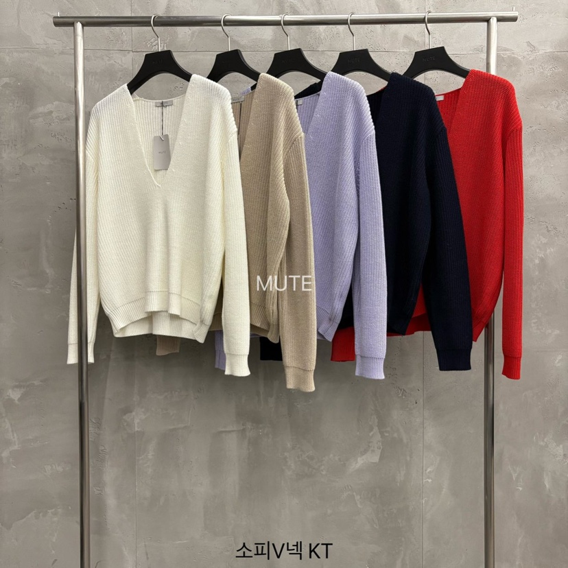 MUTE-P韓國代購女士新款休閑職業真品時尚26春夏人氣針織衫MUTE針織衫