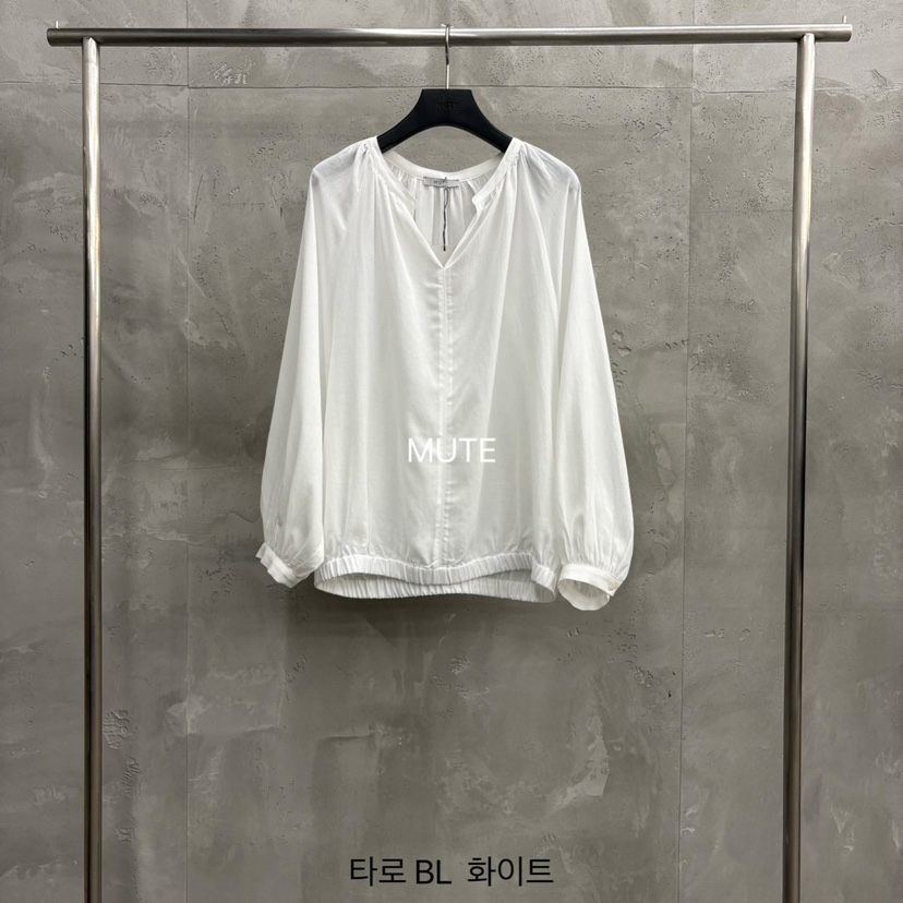 MUTE-P東大門代購女士新款熱賣26春夏時尚人氣襯衫蕾絲衫MUTE襯衫/蕾絲衫圖色1