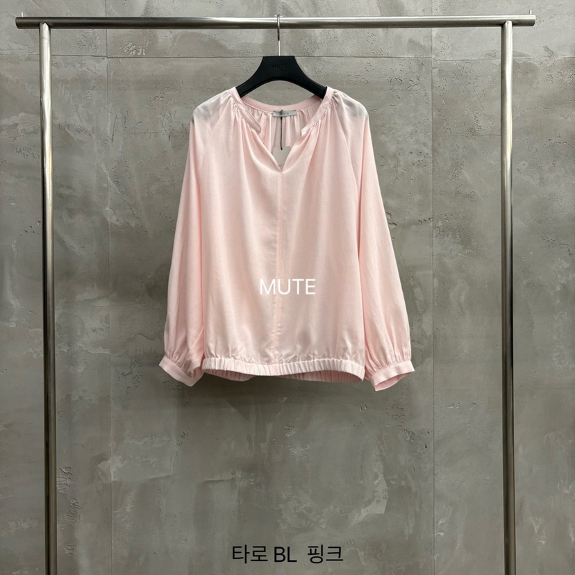 MUTE-P東大門代購女士新款熱賣26春夏時尚人氣襯衫蕾絲衫MUTE襯衫/蕾絲衫圖色2