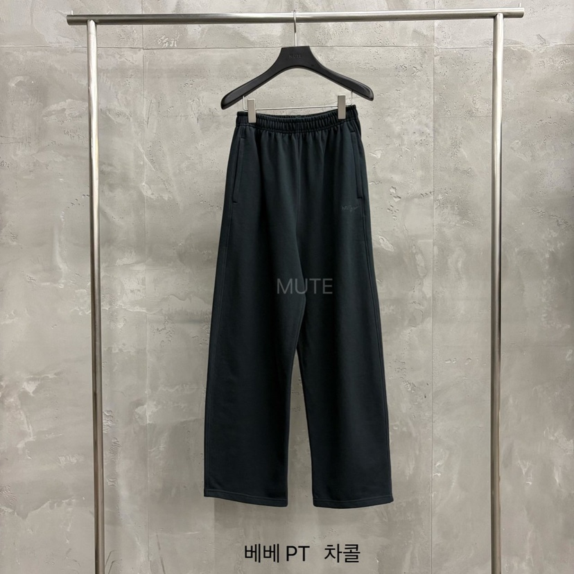 MUTE-P韓國直郵女裝新品時尚休閑熱賣推薦真品人氣休閑褲MUTE休閑褲圖色4墨色