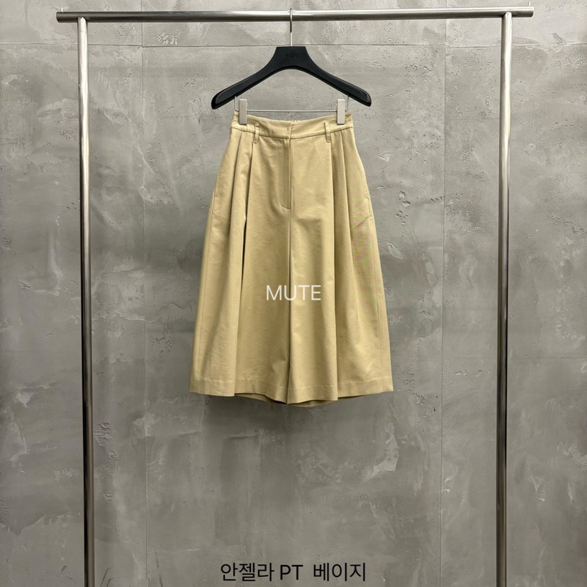 MUTE-P東大門代購女裝新款真品職業時尚熱賣26春夏休閑短褲MUTE短褲圖色1