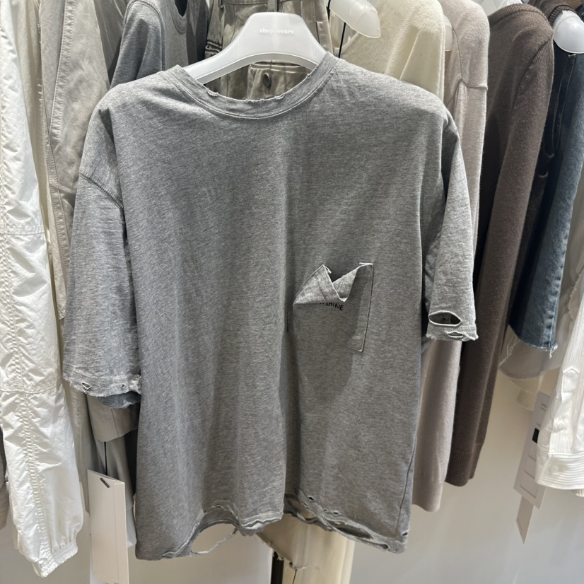 WE ARE/WELOVER東大門實拍女裝新品休閑職業人氣推薦T恤SHOP_WE ARET恤圖色2灰色