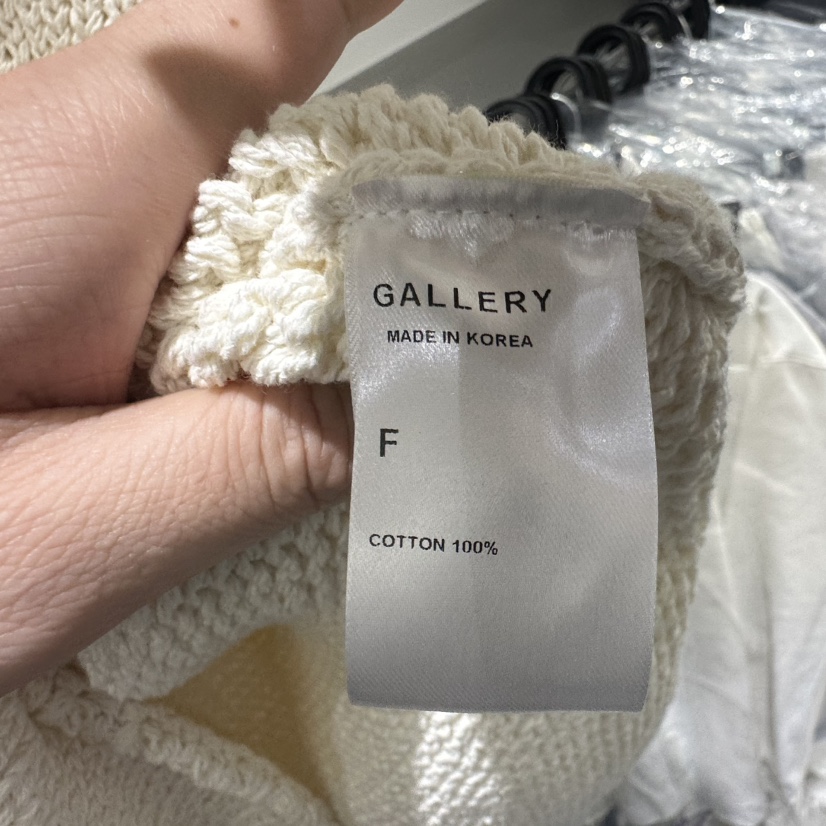 GALLERY-P韓國直郵女裝新款時尚推薦26春夏針織衫手工針織GALLERY-P針織衫