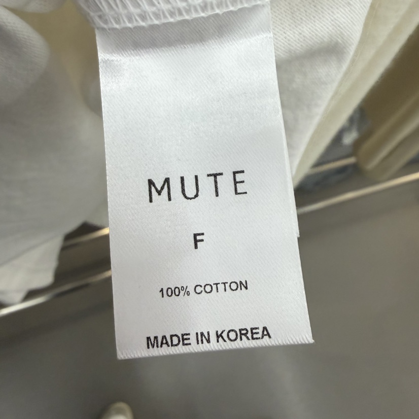 MUTE-P東大門實拍女士新款職業真品26春夏推薦休閑人氣T恤MUTET恤