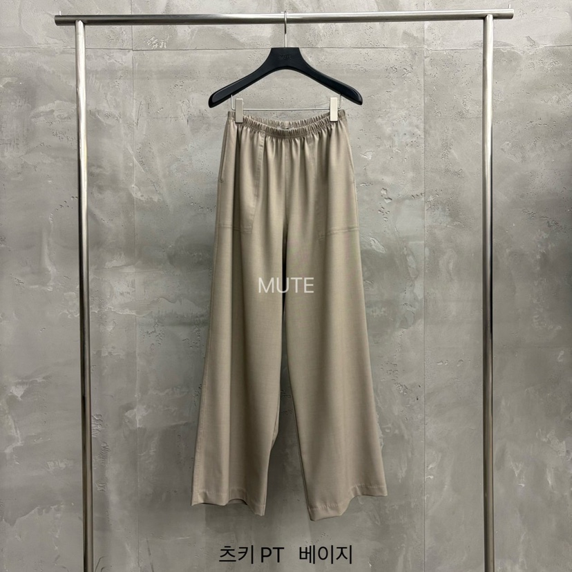 MUTE-P韓國代購女士新品職業時尚休閑真品推薦26春夏休閑褲MUTE休閑褲圖色1