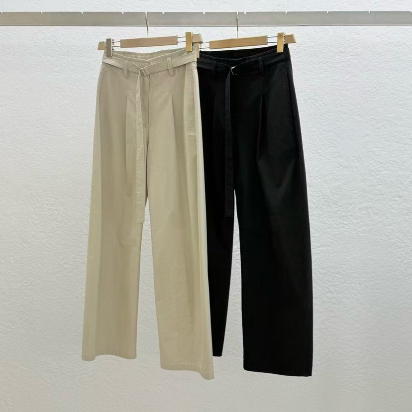 STATEMENT韓國代購女裝新款時尚職業26春夏推薦休閑褲含腰帶STATEMENT休閑褲