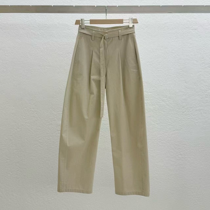 STATEMENT韓國代購女裝新款時尚職業26春夏推薦休閑褲含腰帶STATEMENT休閑褲圖色1