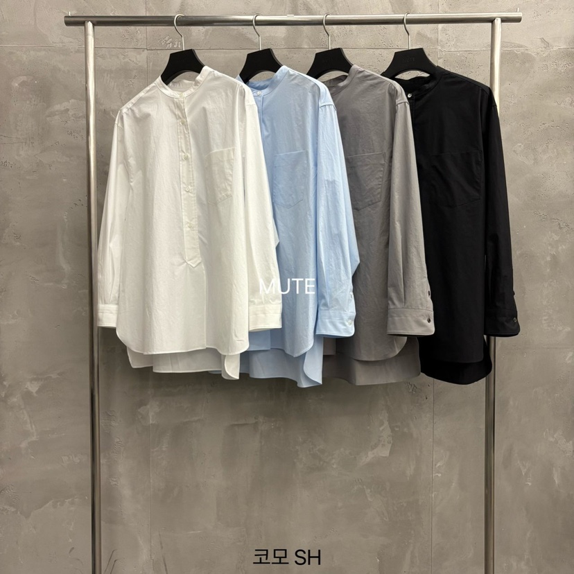 MUTE-P韓國直郵女裝新款26春夏休閑真品熱賣時尚襯衫蕾絲衫MUTE襯衫/蕾絲衫