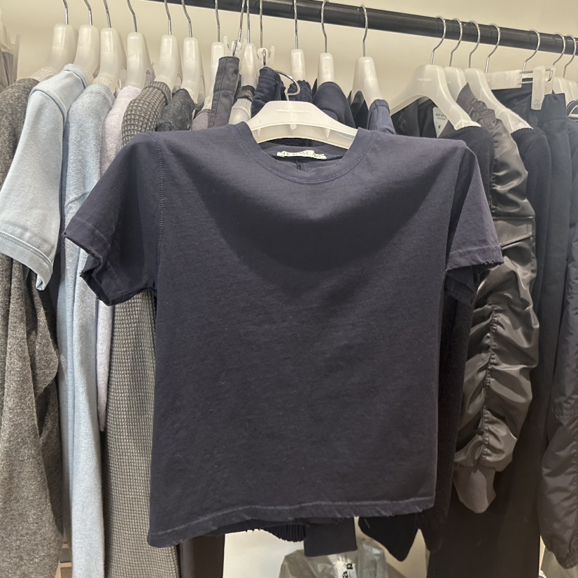 WE ARE/WELOVER東大門實拍女裝新品真品熱賣26春夏推薦T恤SHOP_WE ARET恤圖色3深藍色