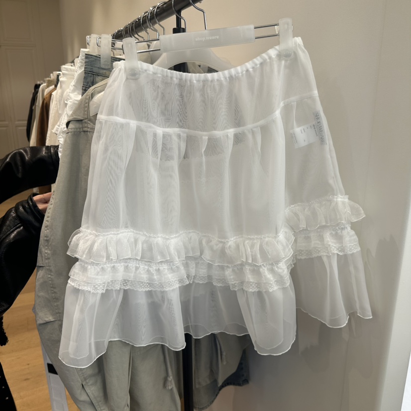 WE ARE/WELOVER東大門直郵女裝新款休閑真品26春夏短裙棉SHOP_WE ARE短裙圖色1