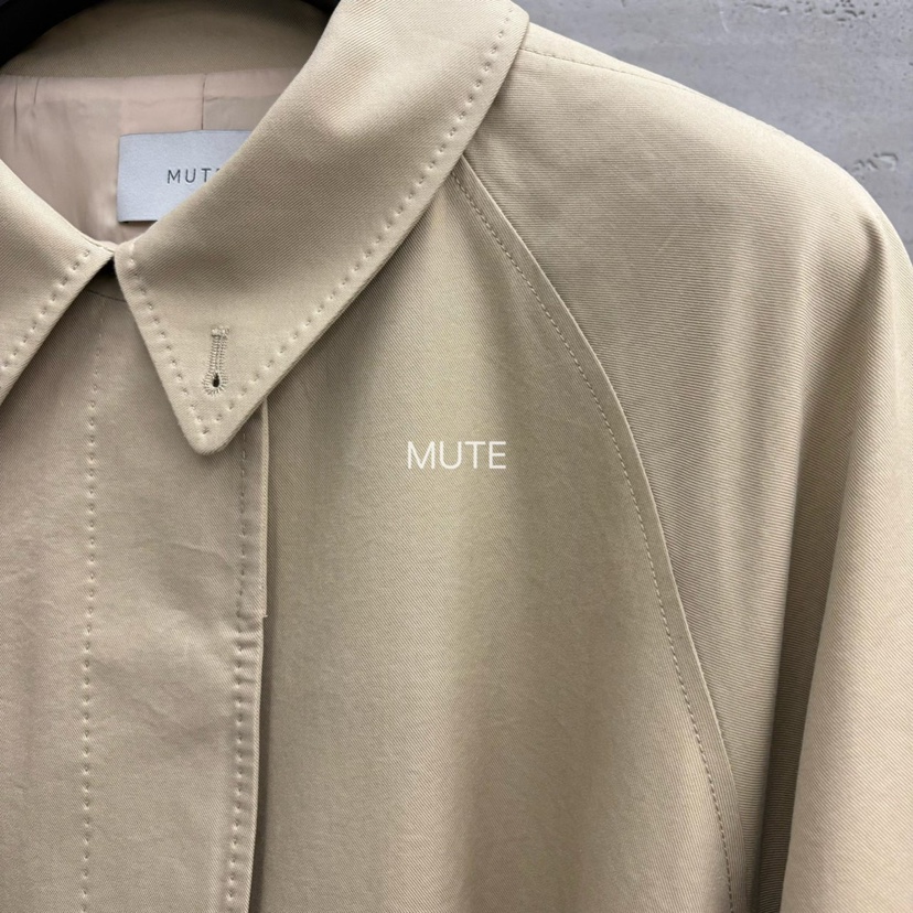 MUTE-P東大門實拍女士新品真品時尚推薦休閑長款風衣含腰帶MUTE長款風衣