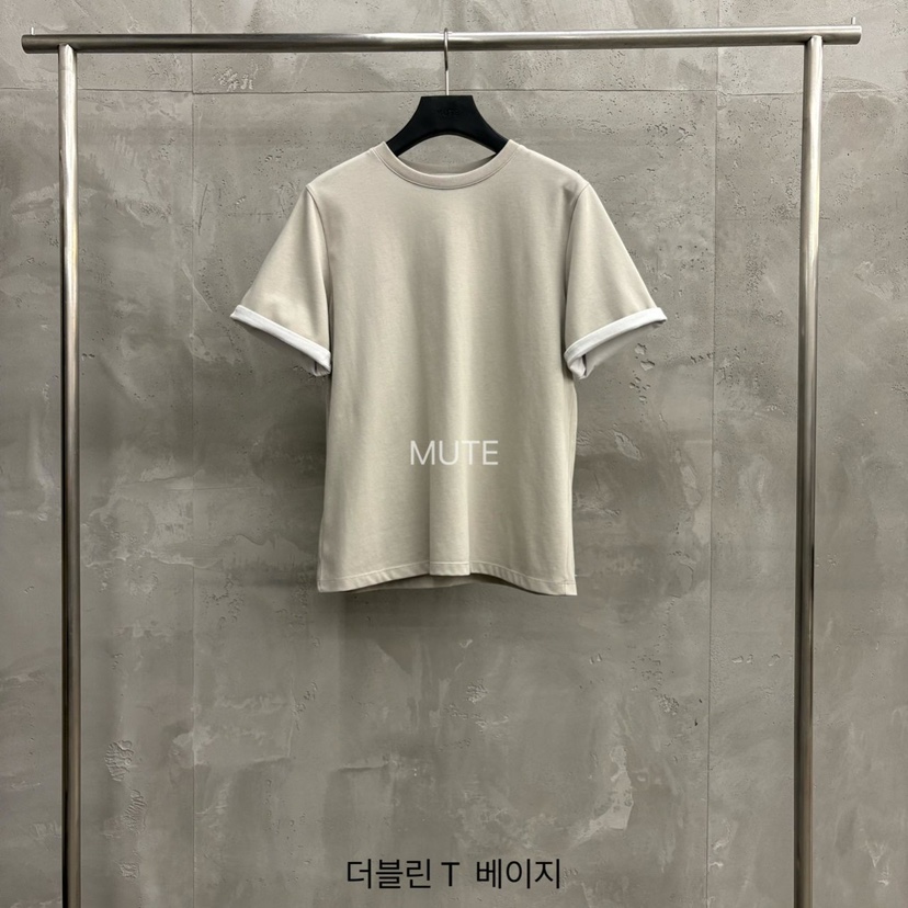 MUTE-P韓國直郵女士新品熱賣人氣休閑時尚26春夏職業T恤MUTET恤圖色2