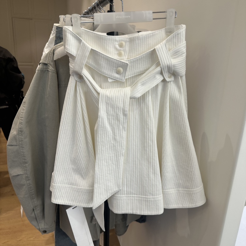 WE ARE/WELOVER東大門實拍女裝新品推薦半身裙中短裙含腰帶SHOP_WE ARE半身裙/中短裙圖色1