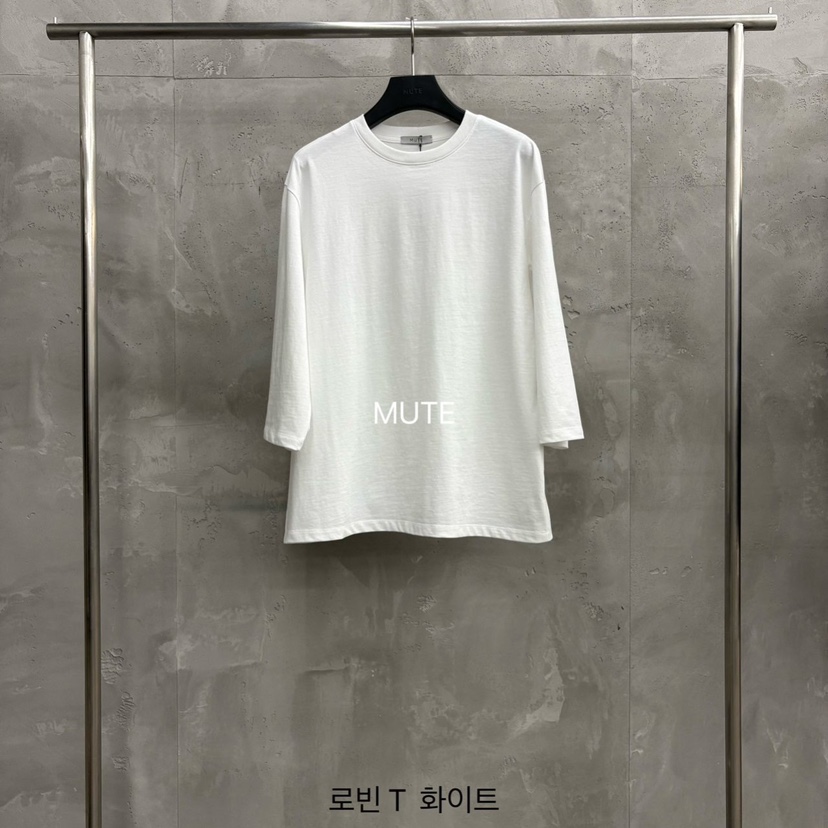 MUTE-P韓國代購女士新品職業推薦時尚真品休閑熱賣26春夏T恤MUTET恤圖色1