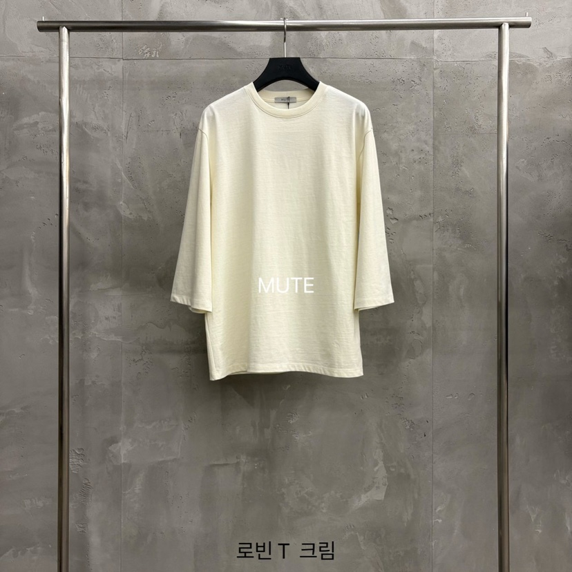 MUTE-P韓國代購女士新品職業推薦時尚真品休閑熱賣26春夏T恤MUTET恤圖色2