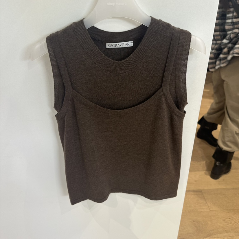 WE ARE/WELOVER東大門代購女裝新款人氣吊帶背心不含內搭SHOP_WE ARE吊帶/背心圖色3