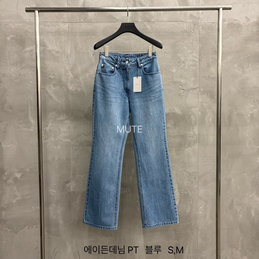 MUTE-P韓國直郵女士新款推薦時尚人氣職業26春夏熱賣牛仔褲MUTE牛仔褲圖色1