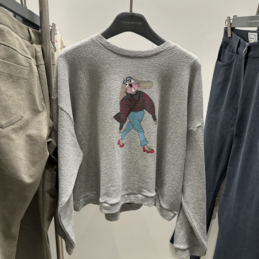 TARABY MOTION東大門代購女士新款休閑推薦26春夏人氣衛衣TARABY MOTION衛衣圖色2
