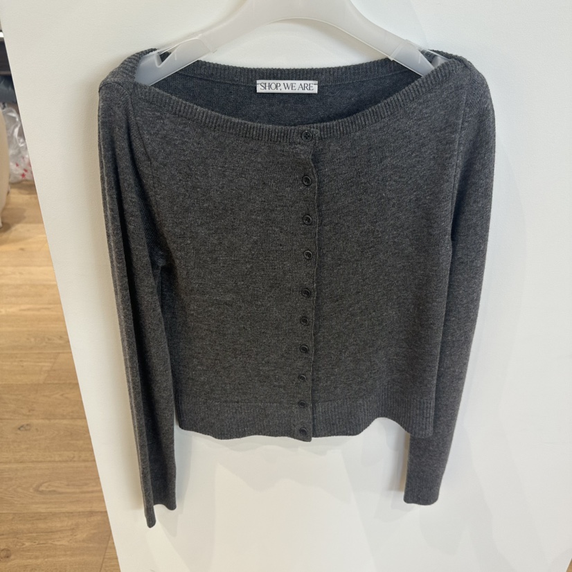 WE ARE/WELOVER韓國直郵女裝新款26春夏職業休閑針織衫SHOP_WE ARE針織衫圖色2灰色