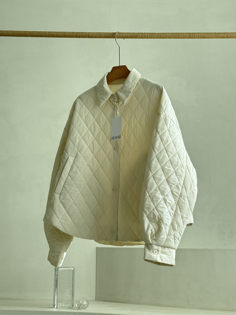 DEMAR東大門實拍女士新款休閑26春夏熱賣推薦夾克雙面絎縫DEMAR夾克圖色1
